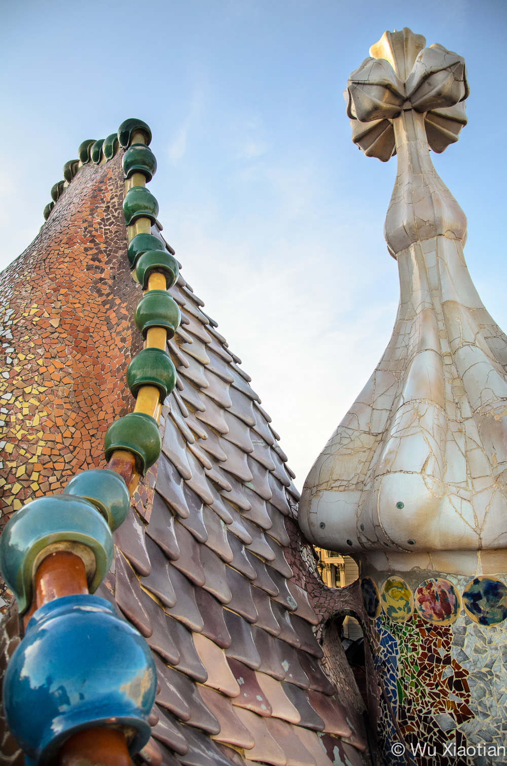 Details of the roof of Casa Batllo