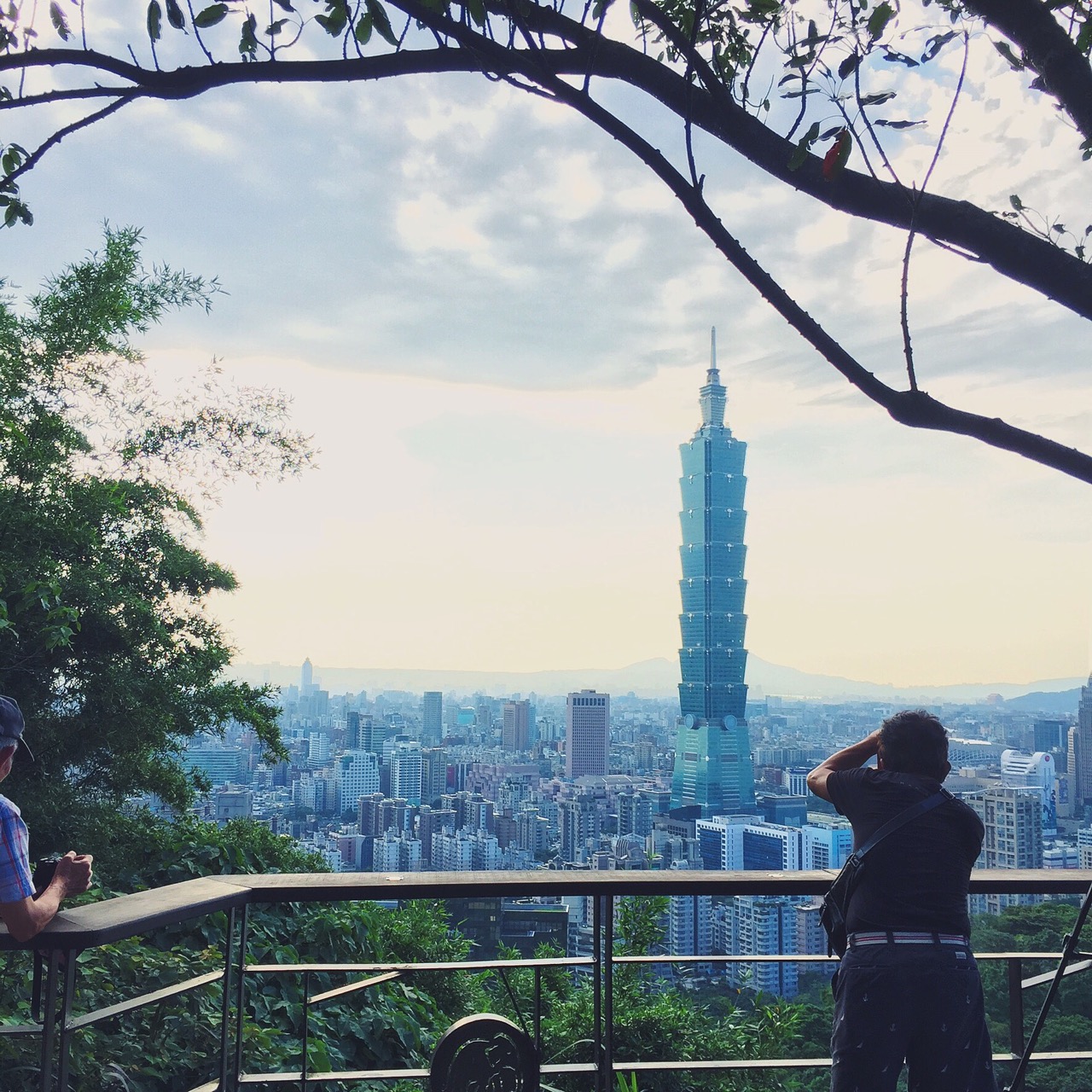 View of Taipei 101 from Xiangshan
